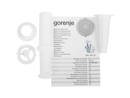 Мясорубка GORENJE MG1601 W